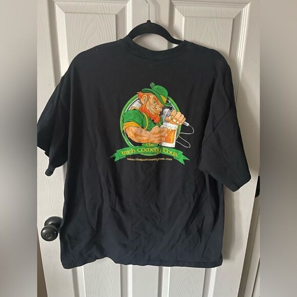 IRISH COMEDY TOUR XL T shirt Dirty Leprechaun beer stein Derrick Keane tee - Picture 1 of 4